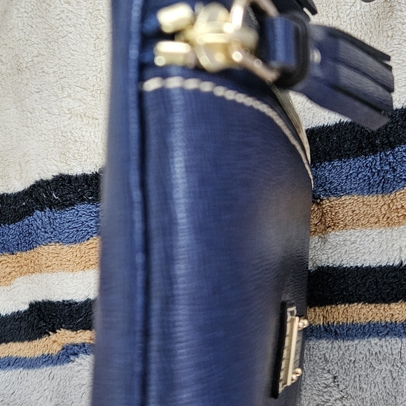 NWT Dooney & Bourke Marine Blue Saffiano Leather Wristlet/Wallet Great Gift! - Picture 7 of 15